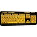 AKB-132UY EasyTouch 132 Luminous Large-Print Desktop Keyboard