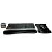 Logitech MK270 Wireless Keyboard & Mouse Combo Travel Home Office Modern Bundle with Boost Water-Resistant Portable Wireless Bluetooth Speaker Gel Wrist Pad & Gel Mouse Pad