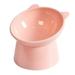 Elevated Cat Food Bowl Raised Pet Food and Water Bowl Cat and Small Dog Bowl 15 Degree Tilted Protect Pet s Spine Cat Water Bowl No Spill Dishwasher Safe