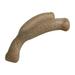 Dog Durable Hefty Wishbone Dental Chew Toys Bacon or Wood Scent Easy Grip Health (Wood - Medium)