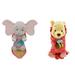 Baby Pooh & Dumbo Elephant in Blanket Set Plush Doll 11 Stuffed Soft Animal New