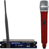 Vocopro UHF189ORUBY Single-Channel UHF Handheld Wireless Ruby Microphone System