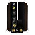 Fluance Signature Series Hi-Fi 5.0 Surround Sound Home Theater Speaker System Including Three-way Floorstanding Towers Center & Rear Speakers (HFHTBW)
