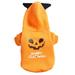 LIWEN Autumn Winter Pumpkin Design Costume Dog Cat Halloween Pet Puppy Cosplay Hoodie