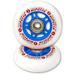 Razor Ripstik Wheels W/ 76 mm ABEC-5 Bearings Blue/ Red- Polyurethane