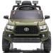 Powered Ride-on with Remote Official Licensed Toyota Tacoma 12V Ride on Car for 2-4 Years Old Kids Ride on Toys with MP3 Player Radio Lights Green Electric Ride on Vehicle for Boys