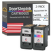 DoorStepInk High Yield Ink Cartridge for Canon PG-240XL Black and CL-241XL Tri-Color