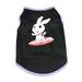 YUEHAO Pet Supplies Easter Dog Clothing Cotton Vest Puppy For Small Dog Black