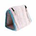 yuehao pet supplies pets parrot ham- bird hanging bed house plush winter warm cage ne-st tent white