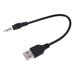 Audio Converter 3.5mm Stereo AUX Audio Cable Jack to USB Male Converter Adapter for Car Audio MP3 Connector Accessories