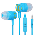 UrbanX R2 Wired in-Ear Headphones with Mic For Samsung Galaxy J7 (2016) with Tangle-Free Cord Noise Isolating Earphones Deep Bass In Ear Bud Silicone Tips