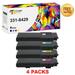 Toner Bank 4-Pack Compatible Toner Cartridge Replacement for Dell 331-8432 Color Laser C3760dn C3760n C3760dnf C3765dnf MFP Printer Ink Black Cyan Magenta Yellow