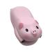 LIWEN Wrist Rest Mat Cartoon Pig Shape Ergonomic Faux Leather Mini Computer Mouse Pad for Office