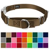 Country Brook PetzÂ® Coyote Tan Heavyduty Nylon Martingale with Premium Buckle Extra Small