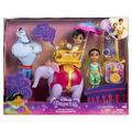 Disney Princess Jasmine Petite Deluxe Gift Set with Aladdin Genie Magic Carpet and Abu for Ages 3 and up