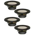 4 Goldwood Sound GW-S525/4 Poly Cone 5.25 Woofers 130 Watts each 4ohm Replacement Speakers