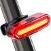 Bike Tail Light USB Rechargeable - Super Bright 50 Lumens LED Bicycle Rear Light Easily Clips on as a Red Taillight for Optimum Cycling Safety