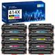 414X 414A Toner Cartridge (with Chip) Compatible for HP W2020X W2021X W2022X W2023X 414X Color LaserJet M454dw Color LaserJet Pro MFP M479fdw (2*Black 2*Cyan 2*Magenta 2*Yellow 8-Pack)