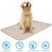 Stibadium Pet Pads Natural Bamboo Fiber Premium Waterproof Pet Pad And Bed Mat For Dog Reusable Washable Dog PetLeak Proof Pee Pads For Dog Gray S