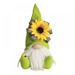 Norbi Bumble Bee Gnomes Plush Yellow & Black Scandinavian Tomte Nisse Swedish Spring Decorations Honey Bee Home Farmhouse Kitchen Plush Collection Green