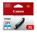 Canon CLI-271XL Ink Cartridge w/High Yield Cyan- 0337C001