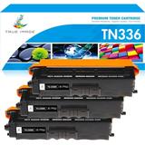 True Image 3-Pack Compatible Toner Cartridge for Brother TN-336BK TN336 Work with HL-4150CDN HL-8350CDWT MFC-L8850CDW MFC-L8600CDW MFC-9970CD Printer (Black)