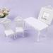 Buytra Doll House 1:6 Kitchen Furniture Dining Table Chair Computer Office Desk Chair