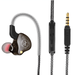 UrbanX iX2 Pro Dynamic Hybrid Dual Driver in Ear Musicians Earphones With Mic Tangle-Free Cable in-Ear Earbuds Headphones For Lenovo S5