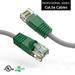 1ft (0.3M) Cat.5e Crossover Cable Gray Wire/Green Boot Cable 1 Feet (0.3 Meters) Gigabit LAN Network Cable RJ45 High Speed Patch Cable Green (20 Pack)