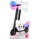 Xhy Electric Scooter for Adults 350W Motor with Bright Headlight and Taillight 10 Solid Tire Foldable 27.9 Miles Range Motorized Scooters 5 Walking Speed Commuter Mopeds Black