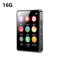 MP3 Player with Bluetooth Full Touchscreen Mp4 Mp3 Player with Speaker Portable HiFi Sound Mp3 Music Player with Bluetooth Voice Recorder E-Book Supports up to 128 GB (Black)