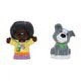 Fisher-Price Little People Girl and Grey Dog