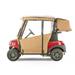 Club Car Onward Golf Cart PRO-TOURING Sunbrella Track Enclosure - Linen