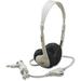 Multimedia Stereo Headphone Beige with Volume Control | Bundle of 5