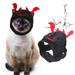 Happy Date Halloween Pet Hat Headgear Cat Dog Cute Bat Head Decoration Halloween Party Photo Props Role Playing Cosplay Costumes Adjustable Caps for Cats Dogs Halloween Party Dress Up Small