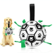 Dog Toys Soccer Ball with Interactive Pulling Tabs Dog Toys for Tug of War Puppy Birthday Gifts Dog Tug Toy Dog Water Toy Durable Dog Balls for Australian Cattle Dog And other Medium Herding Dogs