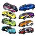 Toy Cars for 3 Year Old Boys 8 Pcs Stunt Toy Car Jumping Stunt Car Pull Back Vehicles Alloy Pull Back Catapult Car Mini Car Models Game Prizes Alloy Material Car Model
