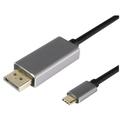 PRO SIGNAL - USB-C Male to 4K DisplayPort Male Adaptor Lead 1m Black