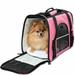 YouLoveIt Pet Travel Carrier Portable Bag Cat Carrier Dogs Puppy Comfort Portable Pet Bag Soft Sided Portable Bag Comfort Bag Travel Case 2 Sizes