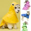 XWQ Durable Dog Raincoat Full Protection Fabric Waterproof Cloak Dog Rain Jacket for Outdoor