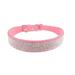 Kernelly Rhinestone Dog Collar Cute Dazzling Sparkling Soft Suede Leather Dog Cat Rhinestone Collar Crystal Diamond Pet Dog Puppy Collar