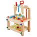 TOYFUNNY Children s Wooden Tool Stool Toy Pretends to Play with Creative Building Set