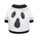 Halloween Dog T Shirt Printed Pet Dog Clothes Puppy T-Shirts Cat Tee Breathable Stretchy Pet Costumes for Small Medium Dogs