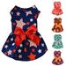 SPRING PARK Christmas Dog Dresses for Small Dogs Cute Girl Dog Clothes Holiday Festival Female Dog Dress Pet Party Costumes and Cats Outfit for Wedding/Birthday Apparel