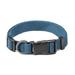 AtPet Adjustable Bamboo Fabric Dog Neck Collar Soft Lightweight Breathable Comfort Fit Eco-Friendly Biodegradable M Blue (4 Colors S/M/L)