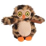 OOKWE Squeak Plush Dog Toy Interactive Hide And Seek Puzzle Burrow Toy for Dogs Small Size Stuffed Animals Panda Owl Fox