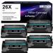 Amstech 4-Pack Compatible Toner for HP 26X CF226X for HP LaserJet Pro MFP M426dw M426fdw M426fdn Pro M402dn M402n M402d M402dw Printer High Yield(Black)