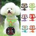 XWQ 1 Set Dog Collar Adjustable Reflective Faux Suede Comfortable Pet Dog Harness Vest Walking Leash Pet Supplies