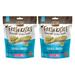 Merrick Fresh Kisses Double-Brush Dental Dog Treats With Mint Breath Strips For Small Dogs 9 Brushes 5.5 oz (2-Pack)