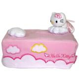 Pink SANRIO Hello Kitty Plush Tissue Cover Box - Angel Hello Kitty Keepsack